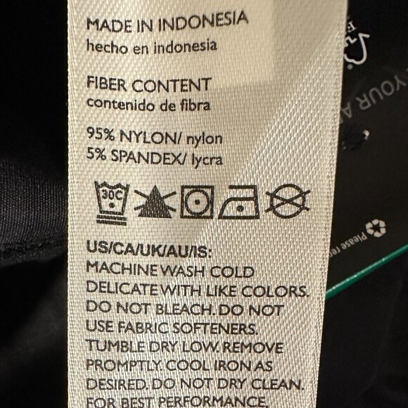 New Eddie Bauer Convertible Pant Women's Size 12 Black Adjustable Length UPF 50+ - Picture 8 of 13